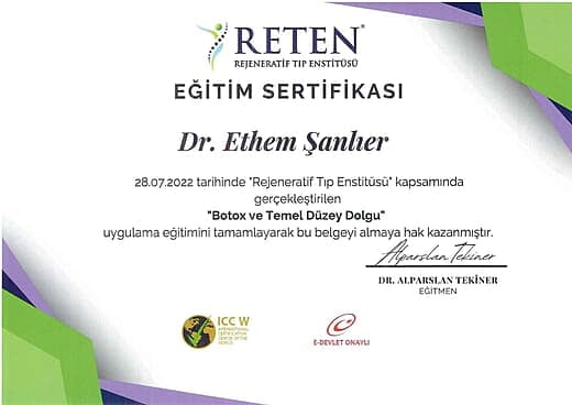 Reten Eğitim Sertifikası