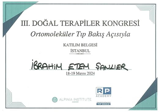 3. Doğal Terapiler Kongresi