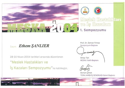 Meslek Hastalıkları ve İş Kazaları Sempozyumu