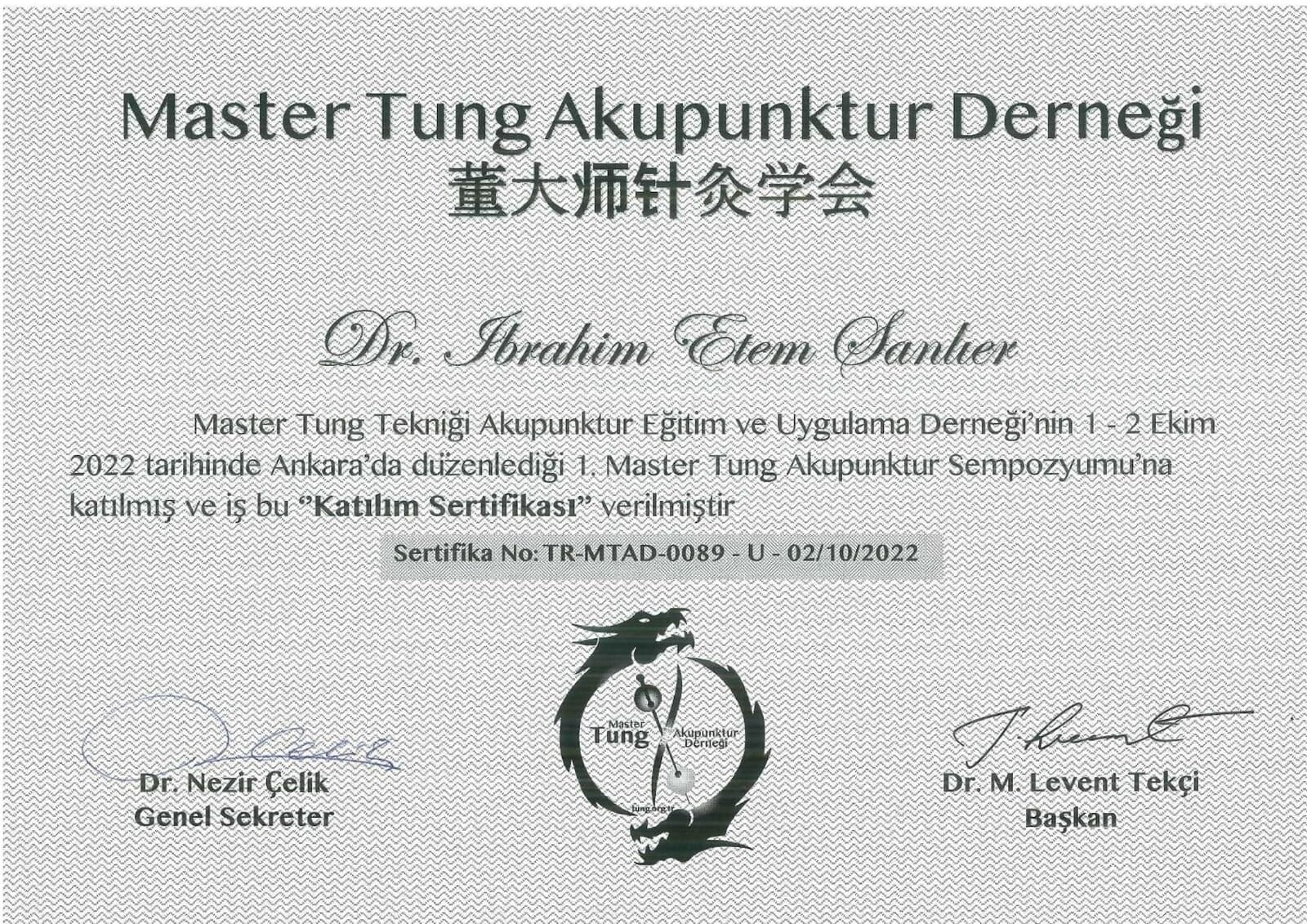 Master Tung Sempozyum